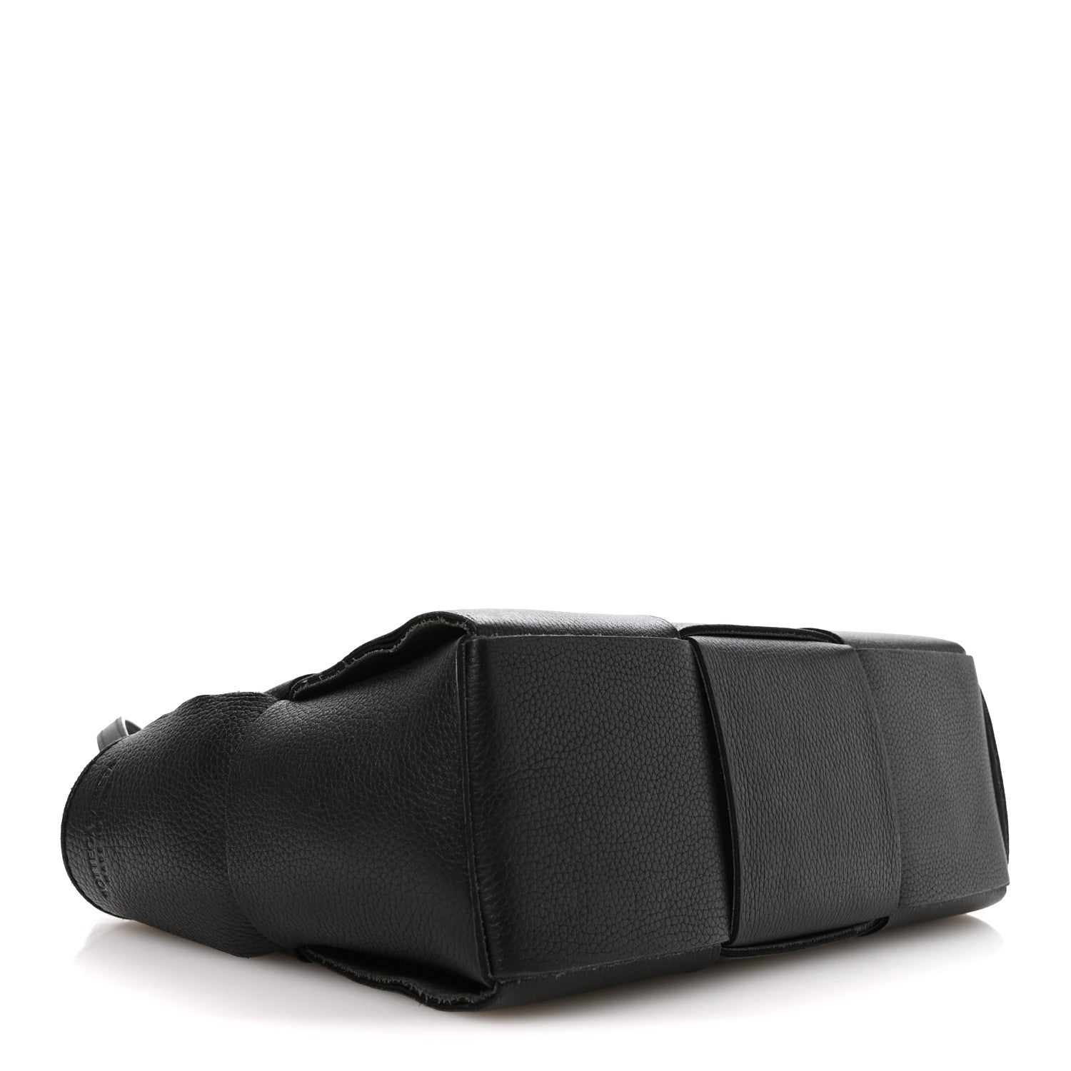Bottega Veneta Grained Calfskin Maxi Intrecciato Mini Arco Tote Black 5 of 10