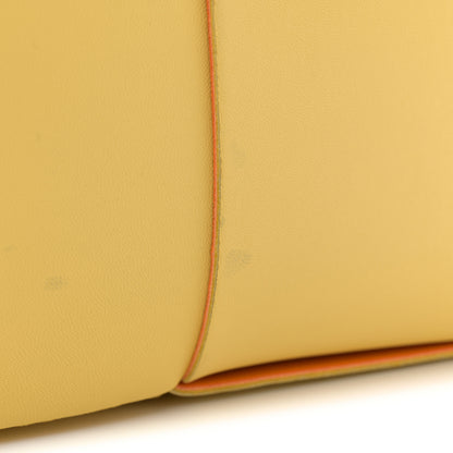 Bottega Veneta Nappa Maxi Intrecciato Medium Arco Tote Butter Tangerine Gold 12 of 14