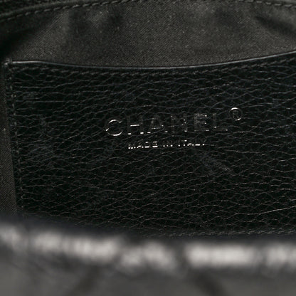 Chanel Glazed Calfskin Stitched On The Road Flap Black 5 of 19