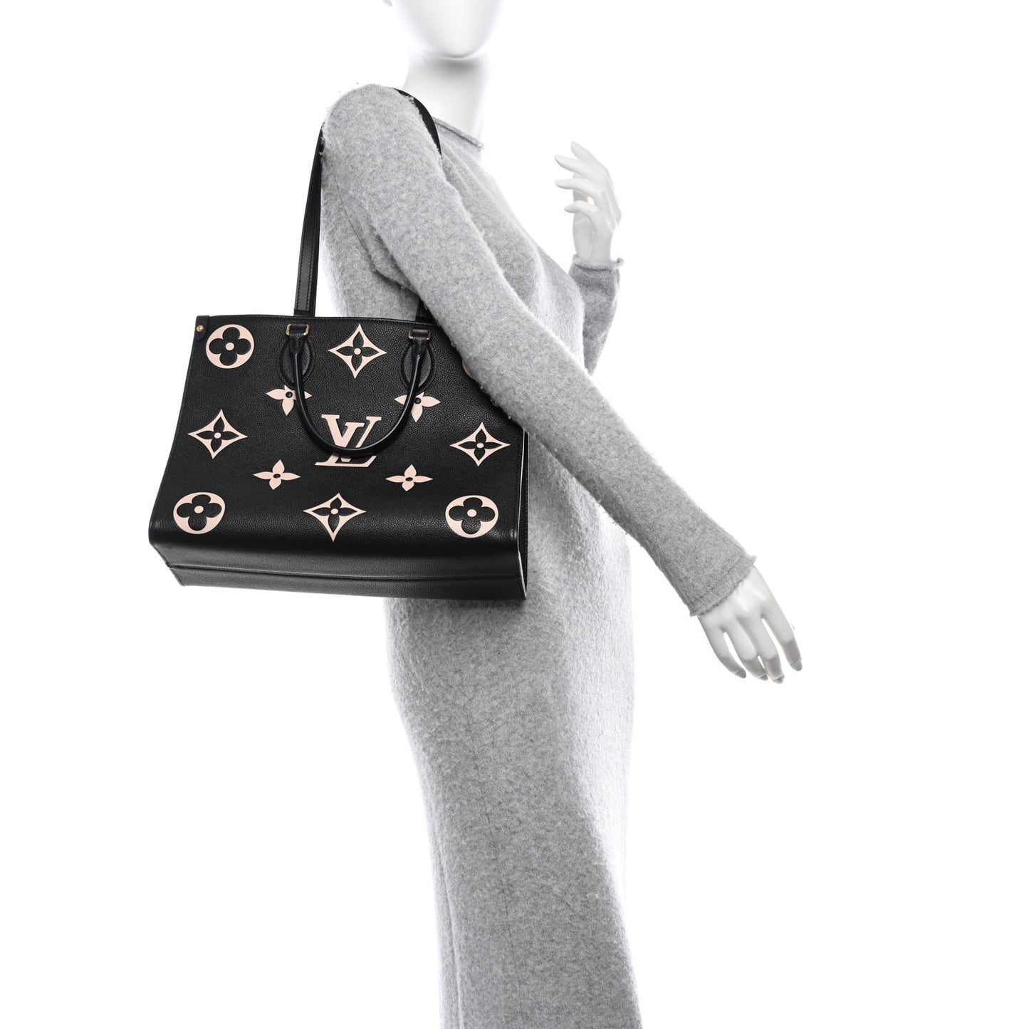 Empreinte Monogram Giant Onthego MM Black Beige