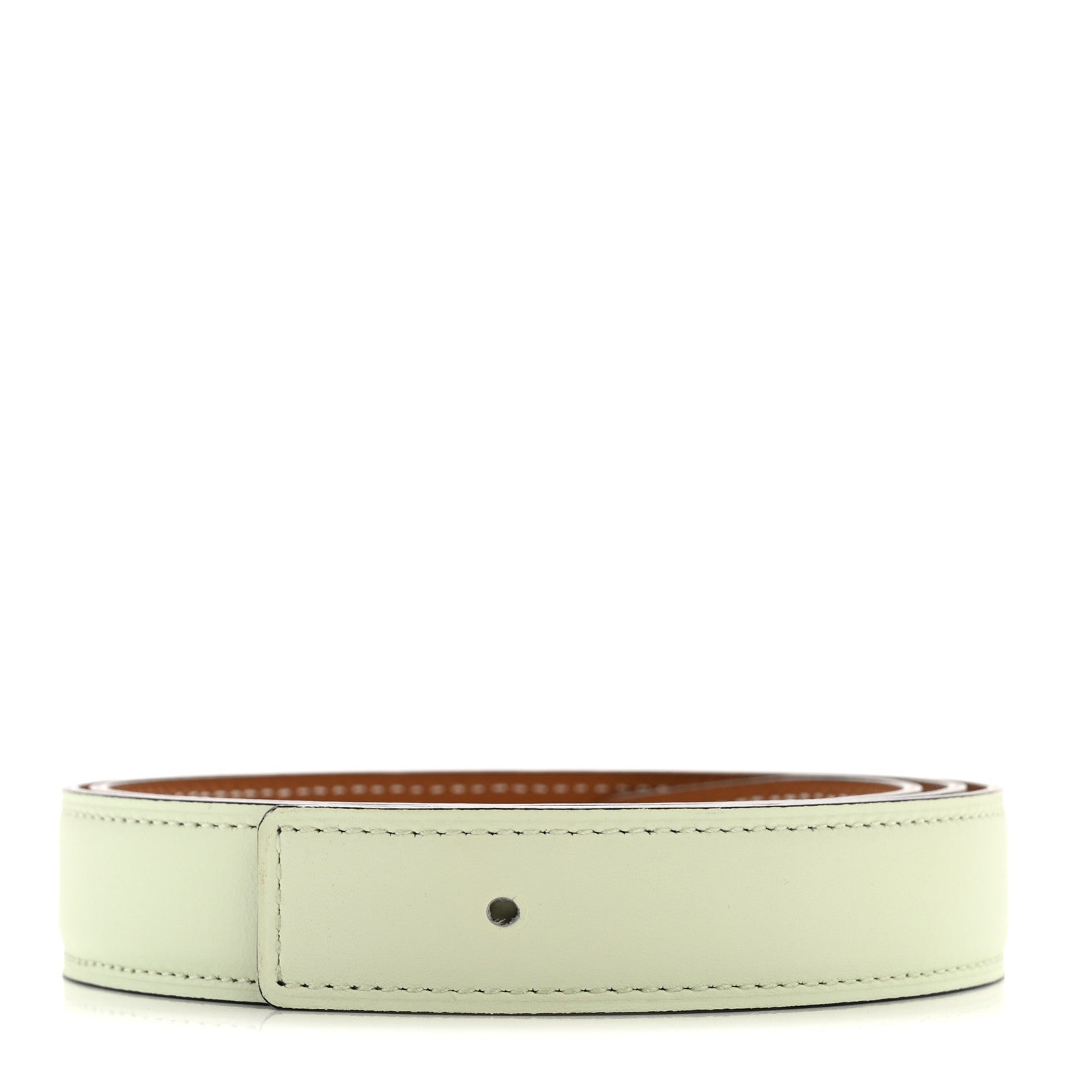 Hermes Swift Epsom 24mm Belt Strap 75 30 Vert Fizz Gold 1 of 6