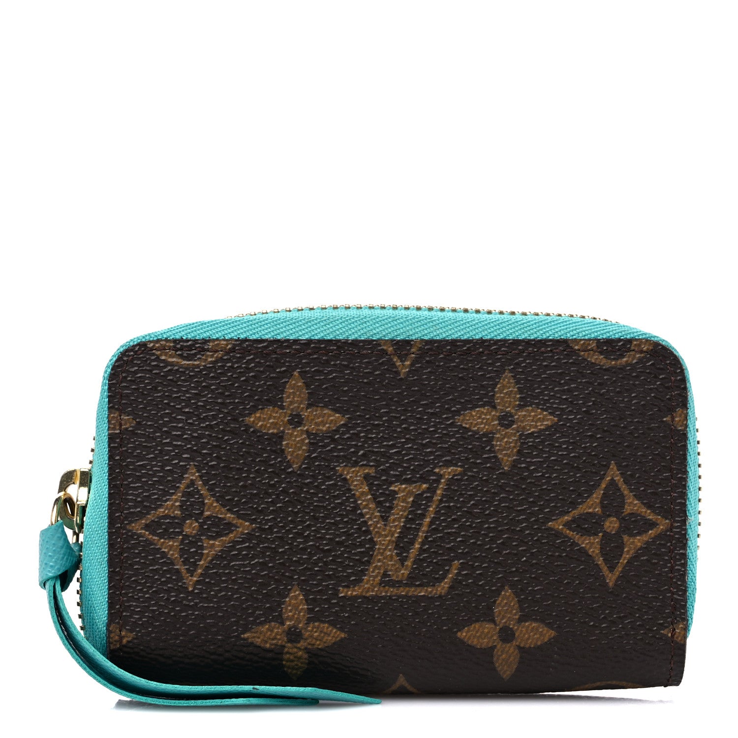 Louis Vuitton Monogram Zippy Multicartes Turquoise 1 of 8