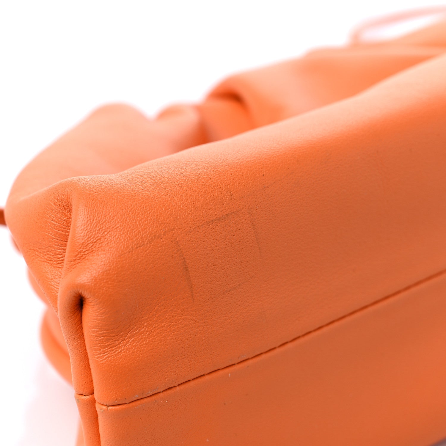 Bottega Veneta Butter Calfskin The Mini Pouch Light Orange 10 of 10
