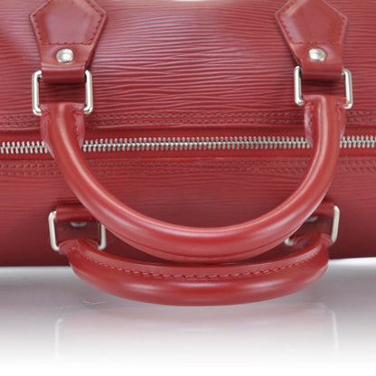 Louis Vuitton Epi Speedy 30 Red 4 of 11