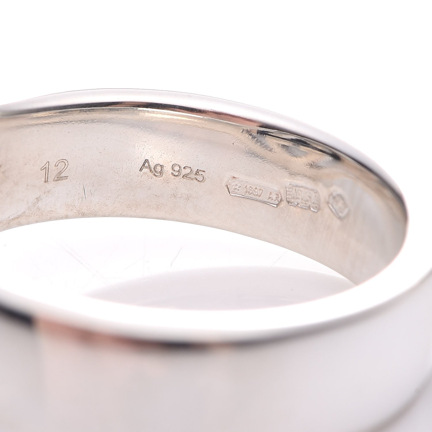 Gucci Sterling Silver Interlocking G Ring 52 6 6 of 6