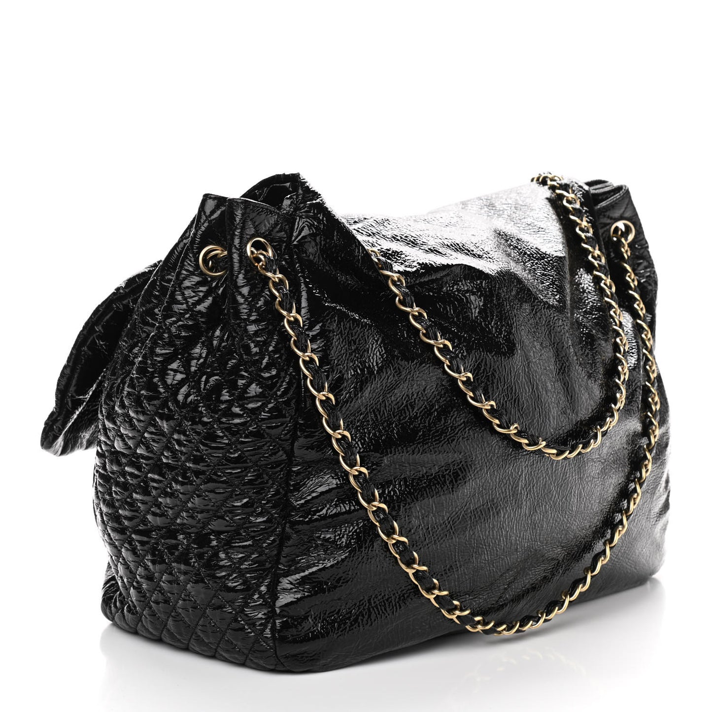 Vinyl XXL Rock and Chain Flap Black