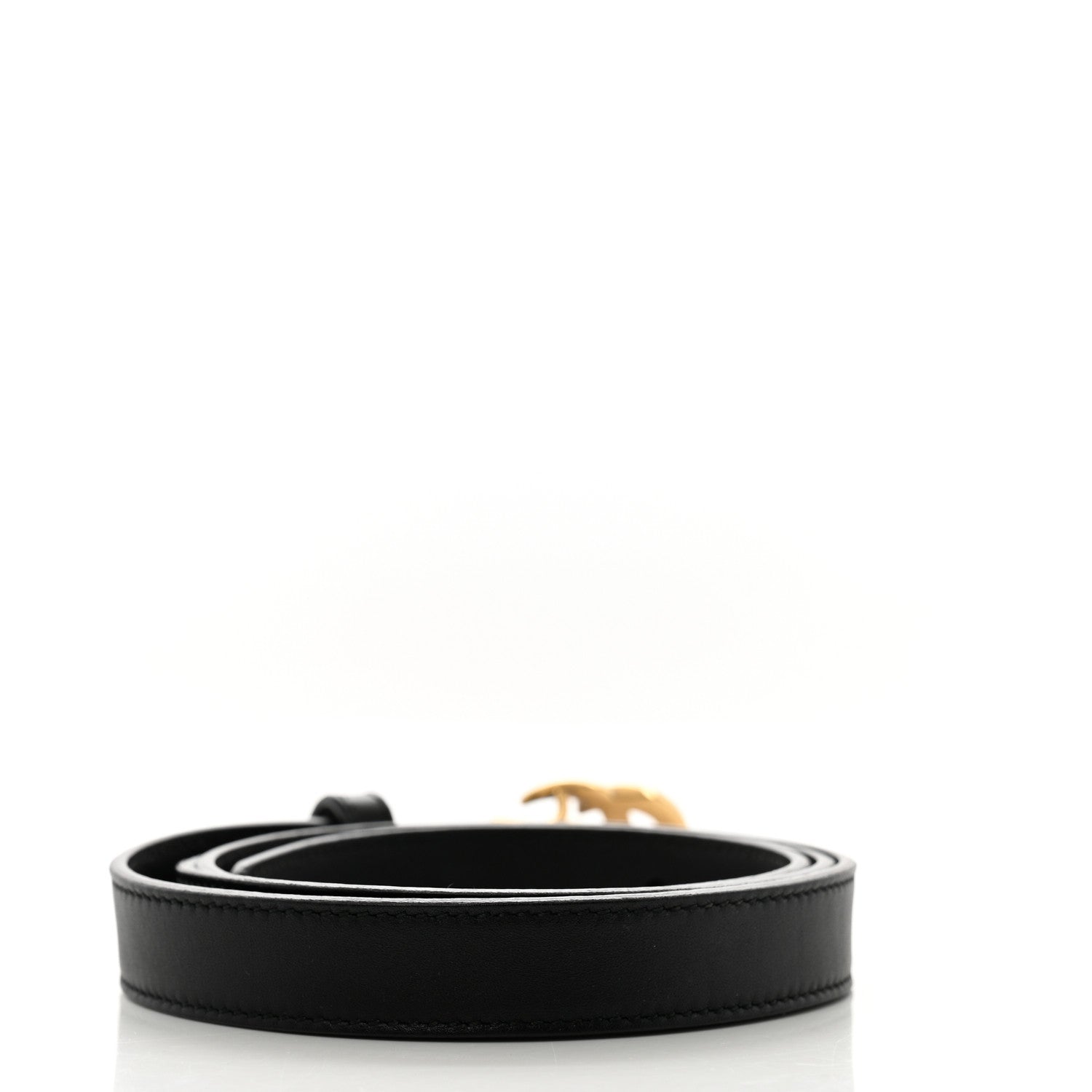 Gucci Calfskin Double G 20mm Belt 90 36 Black 2 of 6