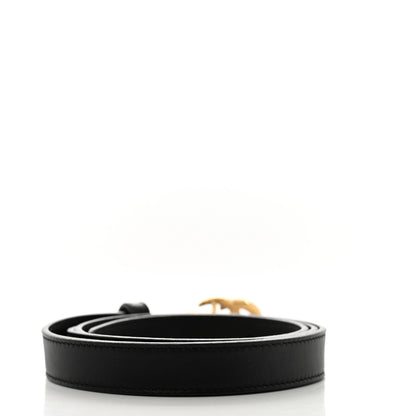 Gucci Calfskin Double G 20mm Belt 90 36 Black 2 of 6