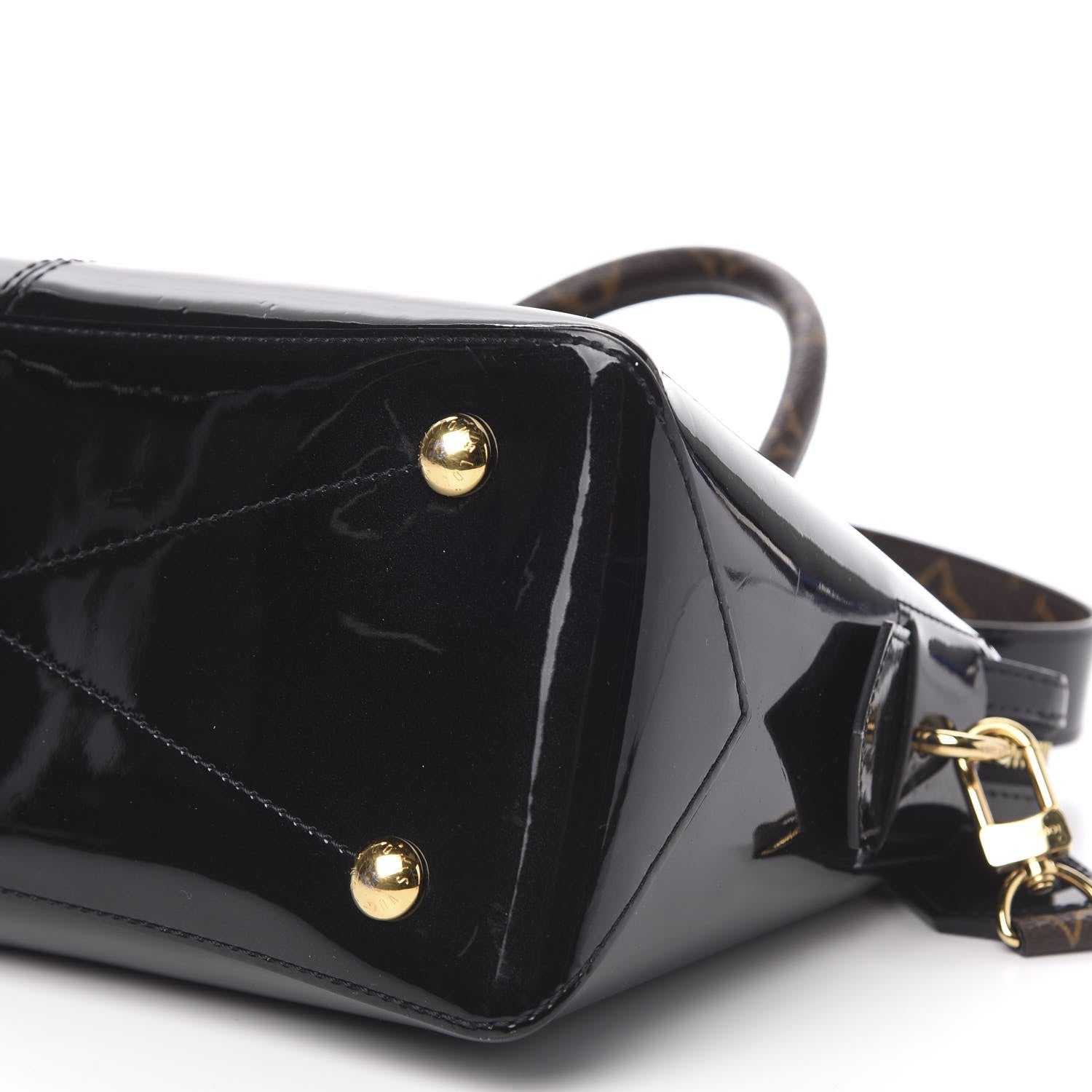 Louis Vuitton Patent Calfskin Miroir Tote Black 8 of 10