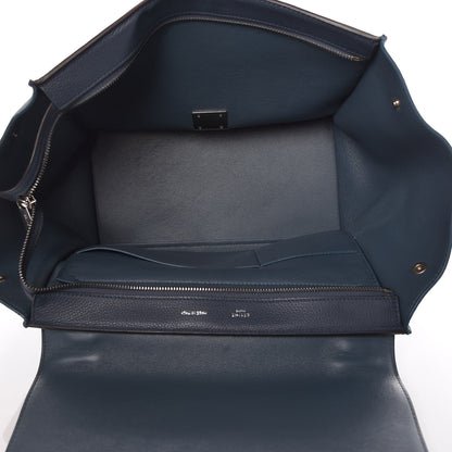 Celine Drummed Calfskin Suede Medium Trapeze Orage 5 of 14