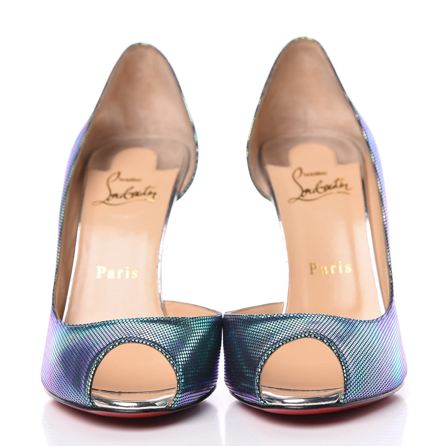 Tissu Scarabe Specchio Digitale Demi You 100 Pumps 38.5 Silver
