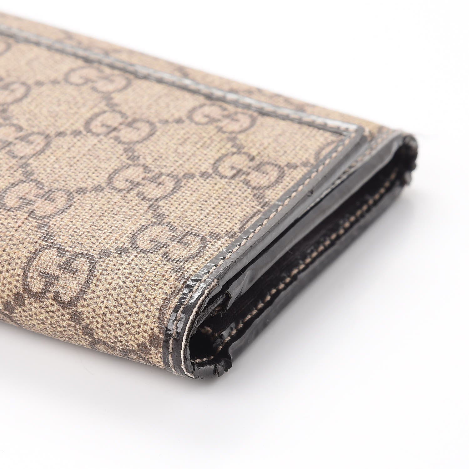 Gucci GG Supreme Monogram Tattoo Heart Continental Wallet Brown 11 of 13
