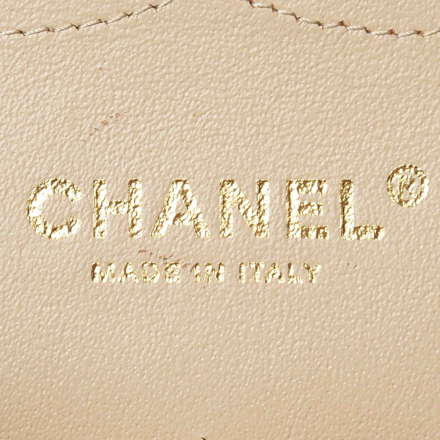Chanel Lambskin Quilted Jumbo Double Flap Light Beige 6 of 21