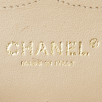 Chanel Lambskin Quilted Jumbo Double Flap Light Beige 6 of 21