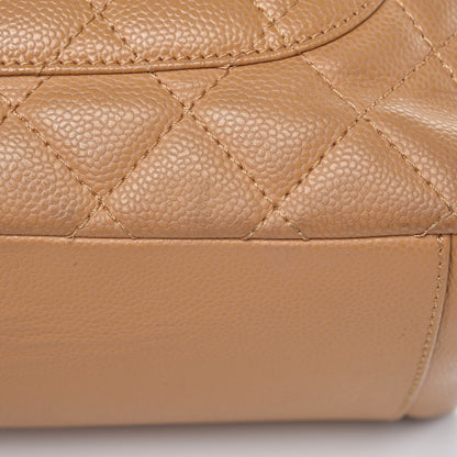 Chanel Caviar Quilted Grand Shopping Tote GST Beige 14 of 25