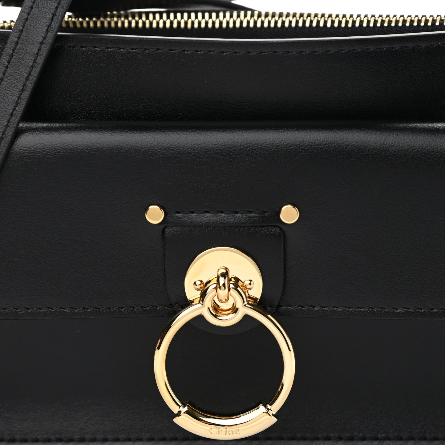 Calfskin Tess Mini Crossbody Bag Black