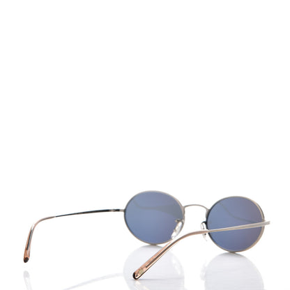 Oliver Peoples The Row Empire Suite Oval Sunglasses Pewter Black 3 of 10