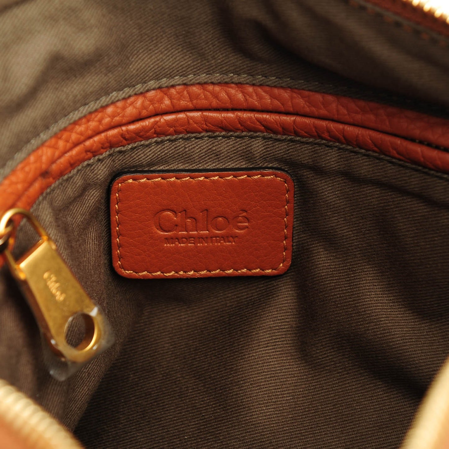 Calfskin Small Marcie Satchel Tan