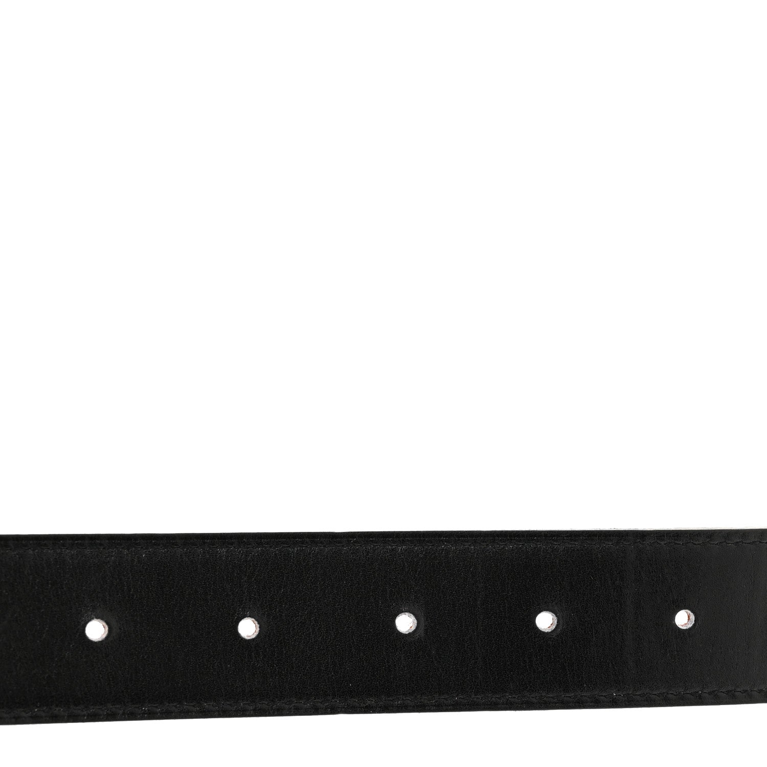 Hermes Togo Box 32mm Calandre H Belt 90 Gold Black 3 of 7