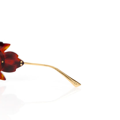 Gucci Acetate Square Frame Wing Sunglasses GG0535S Havana 6 of 7