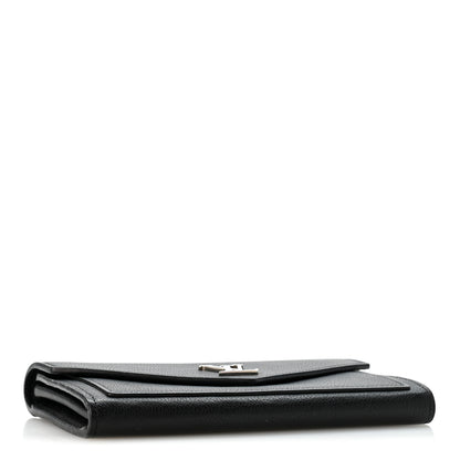 Louis Vuitton Soft Calfskin My Lockme Wallet Black 4 of 9