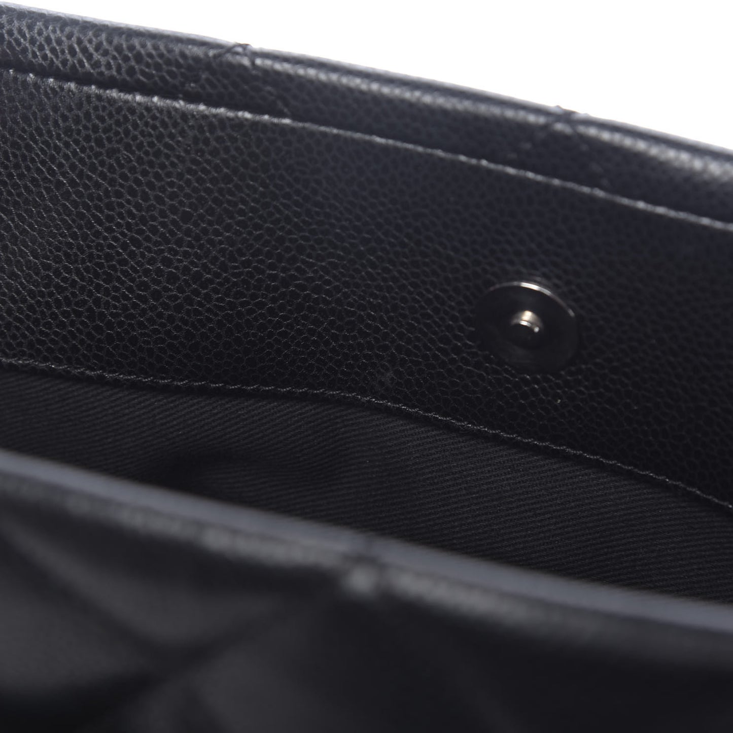 Caviar Quilted Timeless CC Soft Tote Black