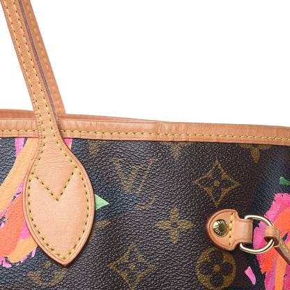 Louis Vuitton Monogram Roses Neverfull MM 12 of 15