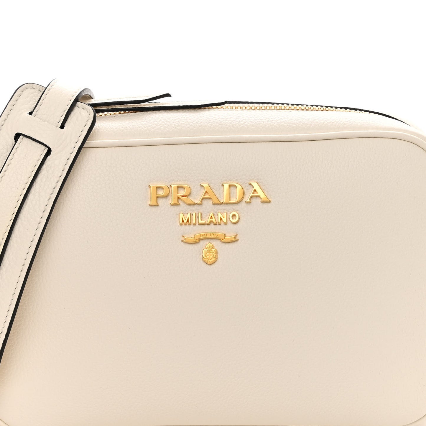 Vitello Phenix Camera Bag Bianco