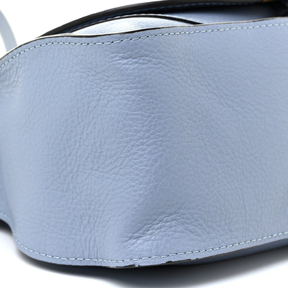 Chloe Calfskin Small Marcie Satchel Washed Blue 8 of 14