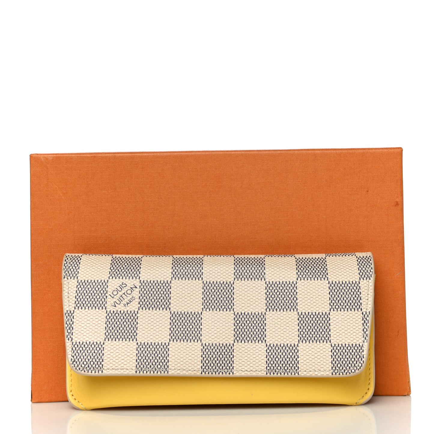Damier Azur Woody Sunglasses Case Pineapple