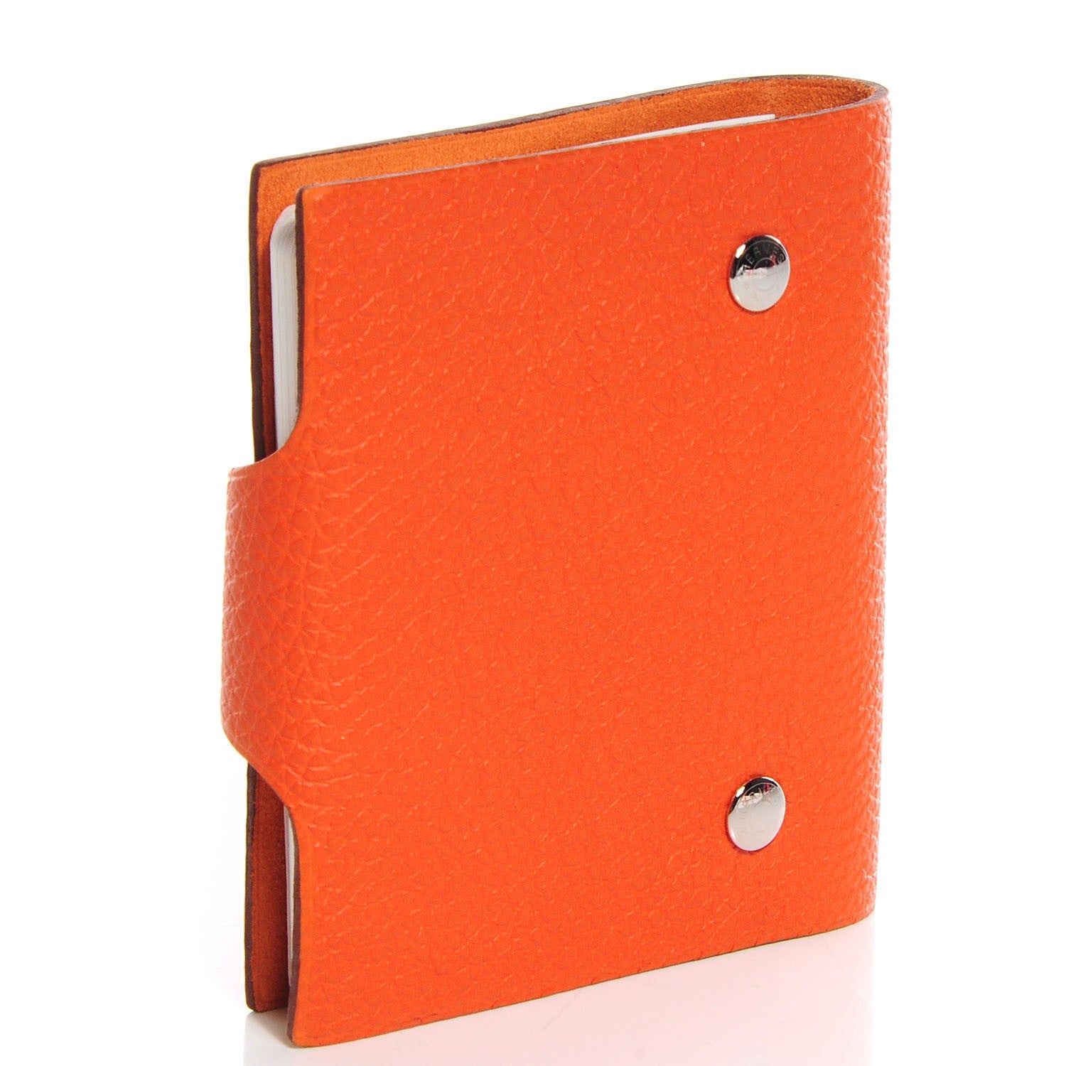 Hermes Togo Ulysse PM Notebook Cover Orange 3 of 12
