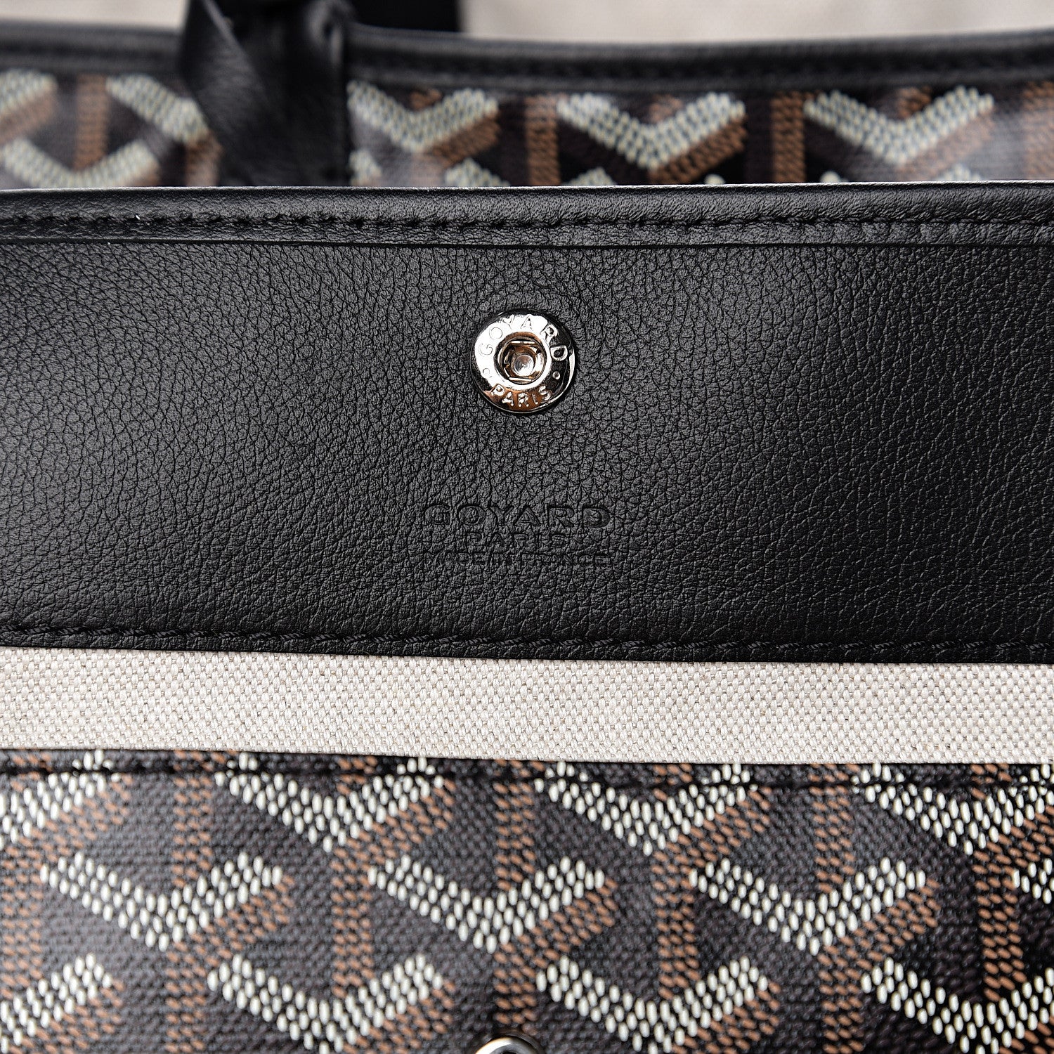 Goyard Goyardine Saint Louis PM Black 6 of 10