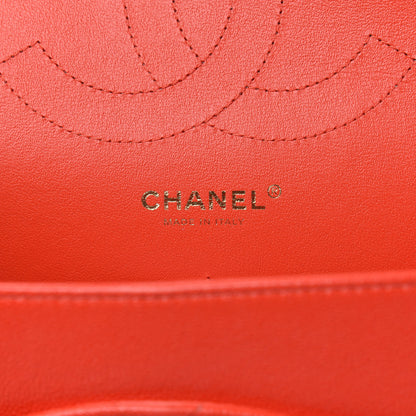 Chanel Caviar Quilted Jumbo Double Flap Red 7 of 11