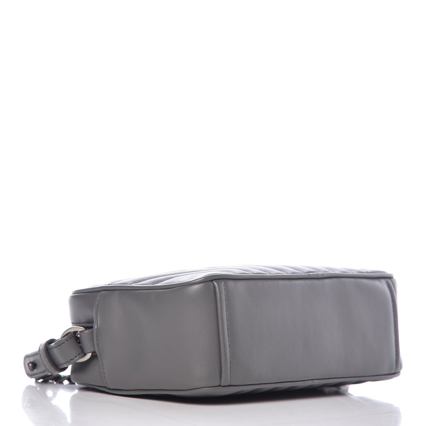 Soft Calfskin Diagramme Crossbody Bag Mercurio