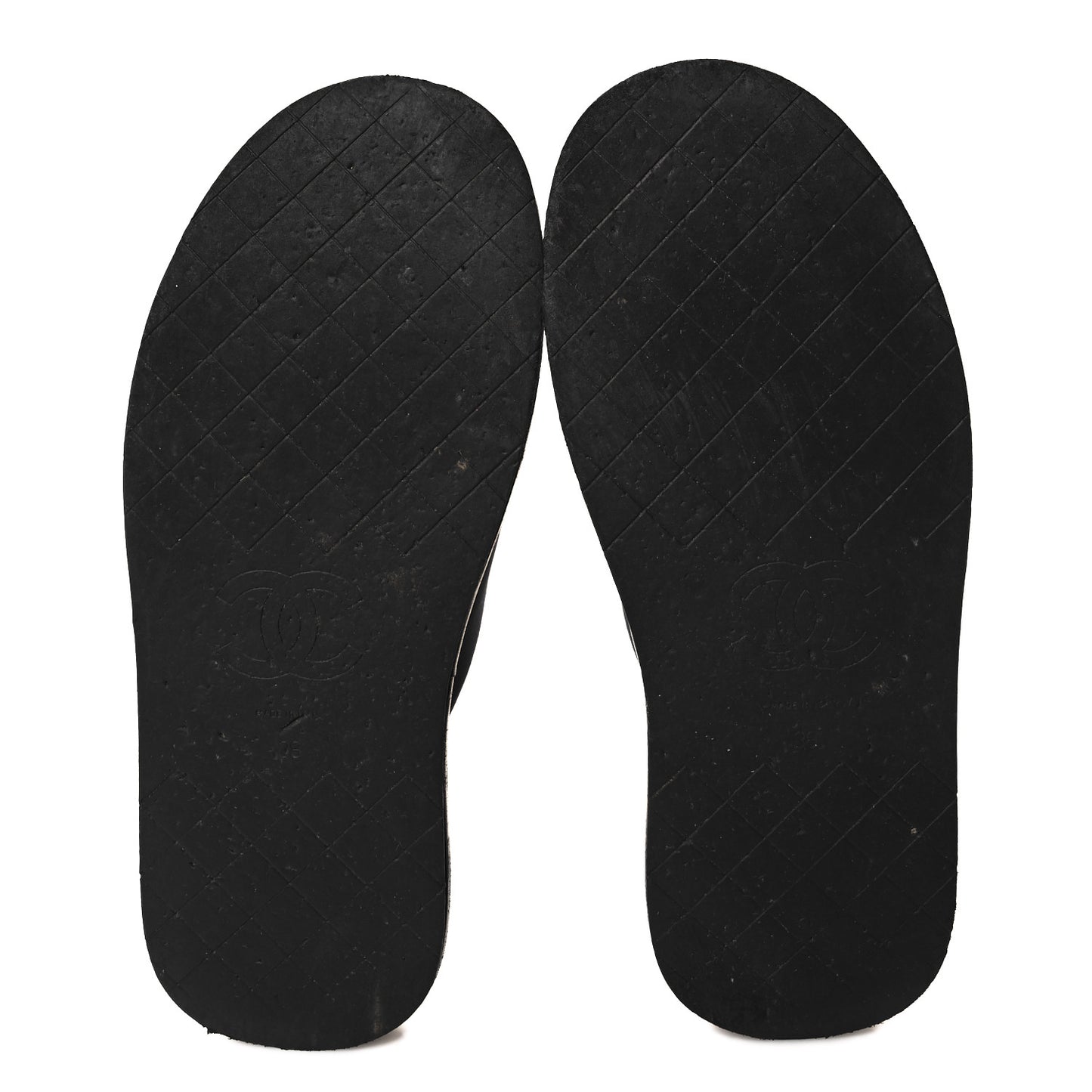 Fabric CC Mules Sandals 38 Black