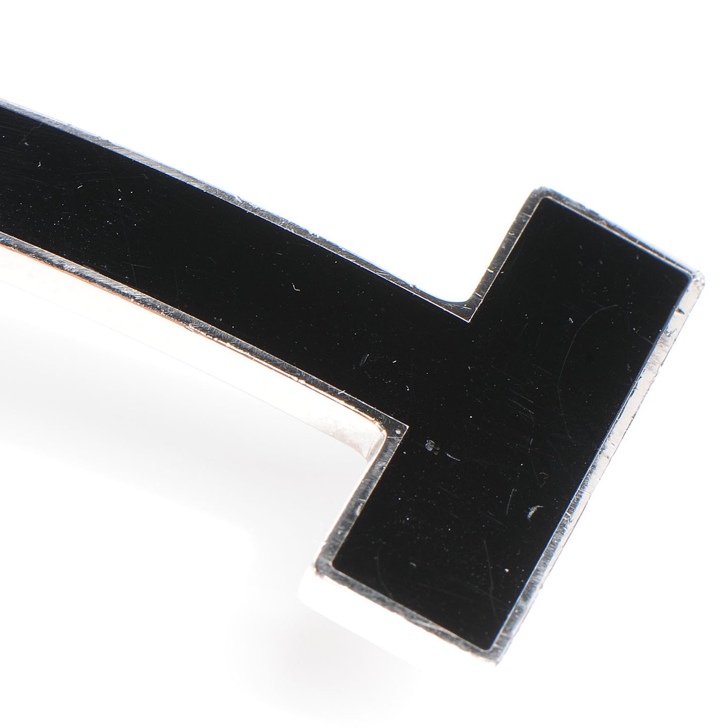 Quizz Enamel H Belt Buckle Black