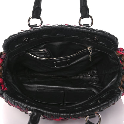 Prada Napa Knit Tote Corteccia 5 of 12