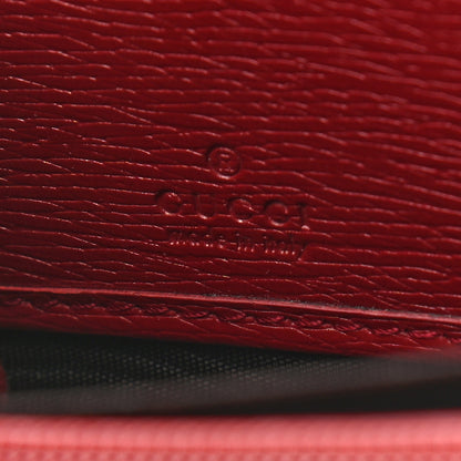 Gucci Calfskin Blooms Print Icon Zip Around Wallet Romantic Cherry Multicolor 7 of 9