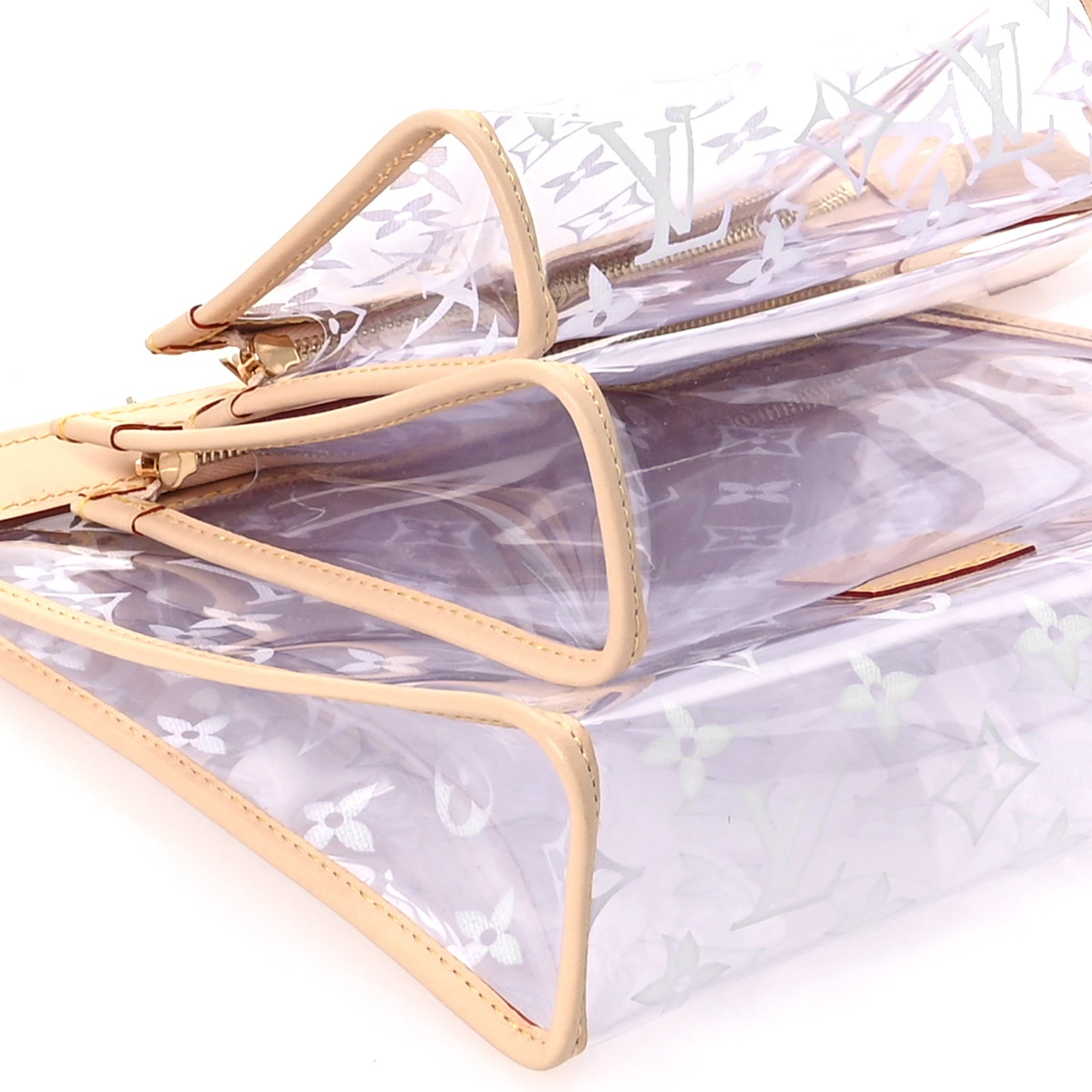 PVC Monogram Trio Poche Toilette