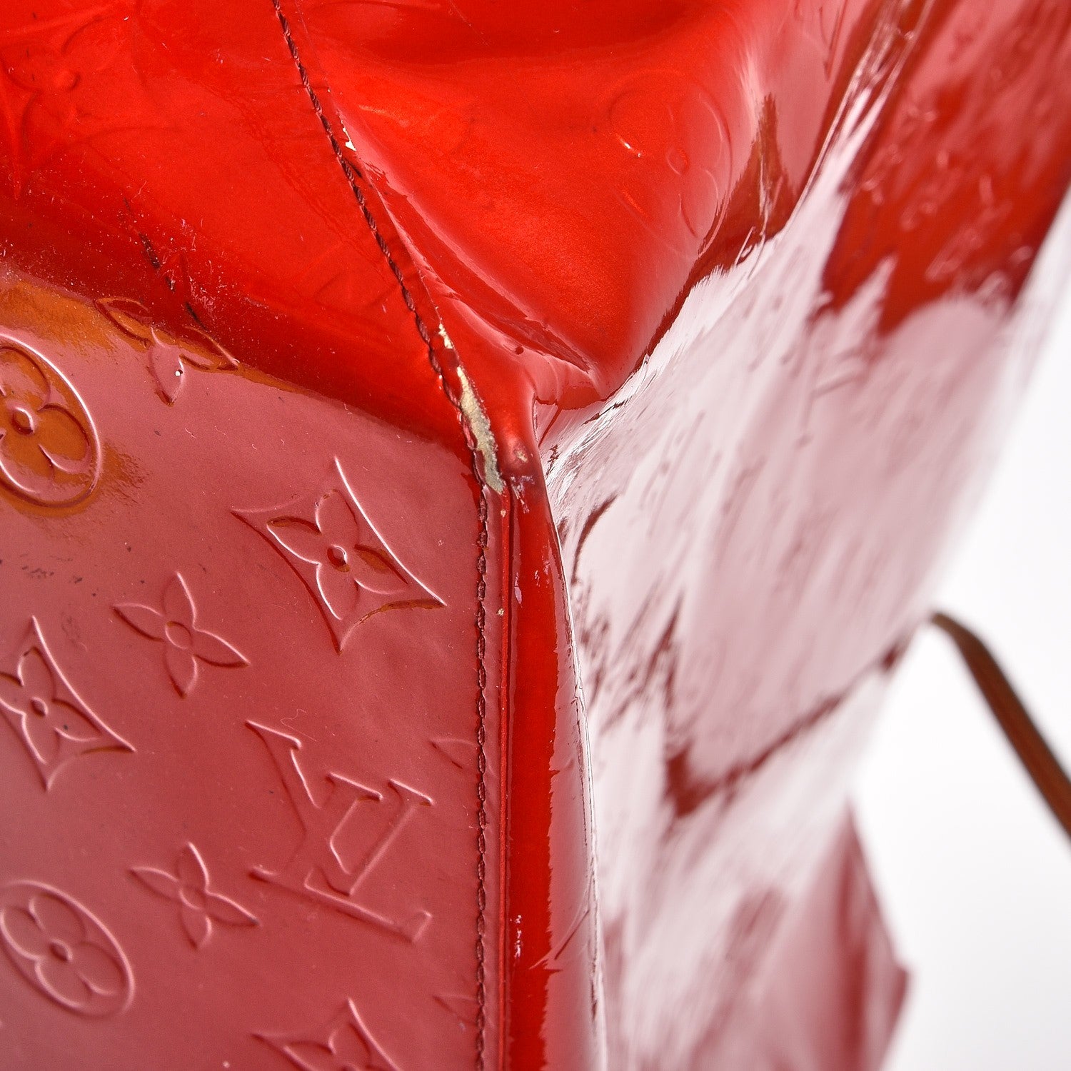 Louis Vuitton Vernis Reade GM Rouge 9 of 13