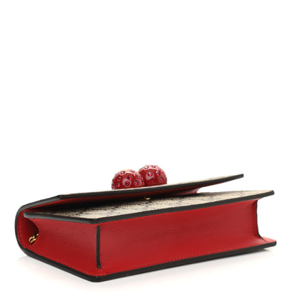 Gucci GG Supreme Monogram Mini Cherry Chain Bag 4 of 9