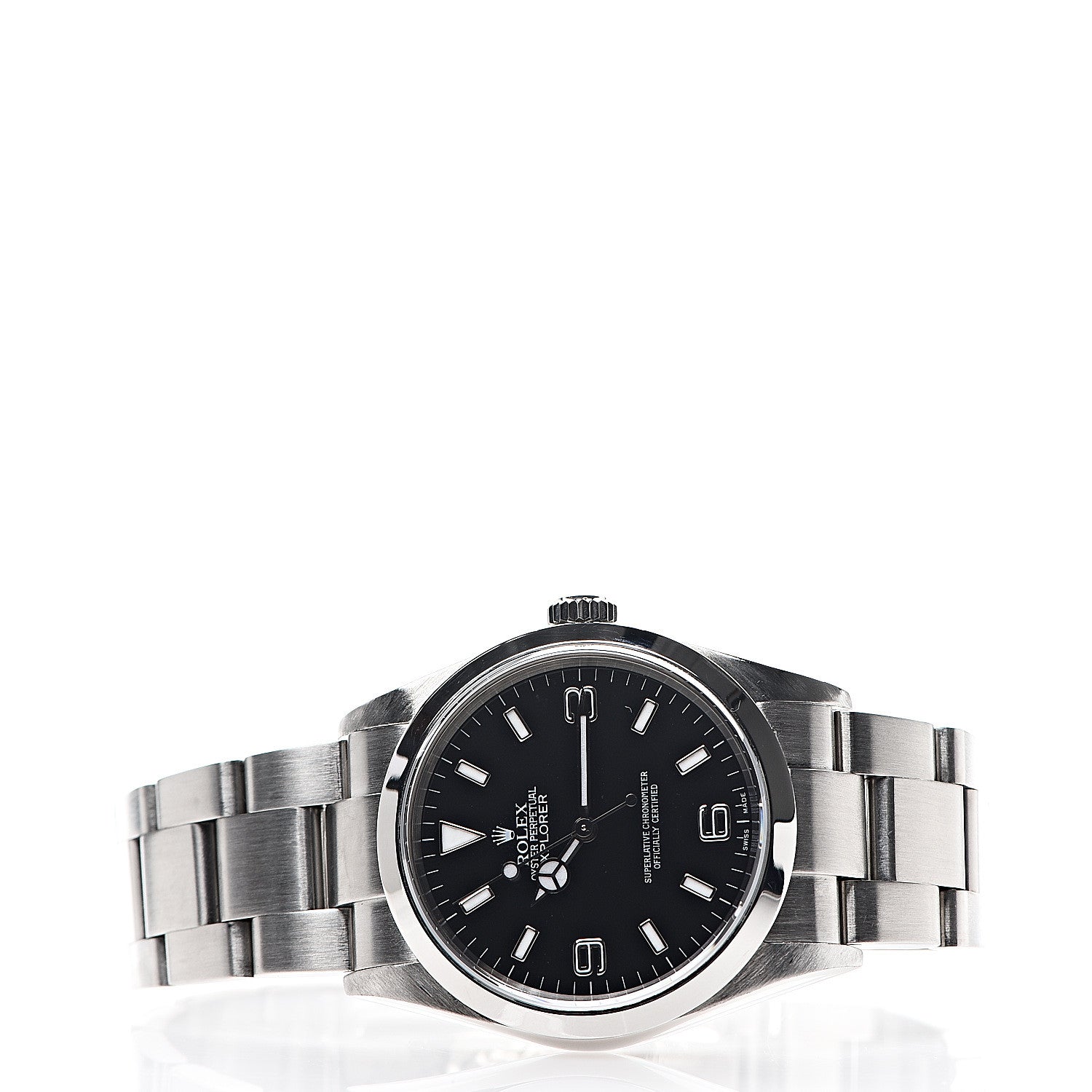Rolex Stainless Steel 36mm Oyster Perpetual Explorer Watch Black 114270 2 of 5