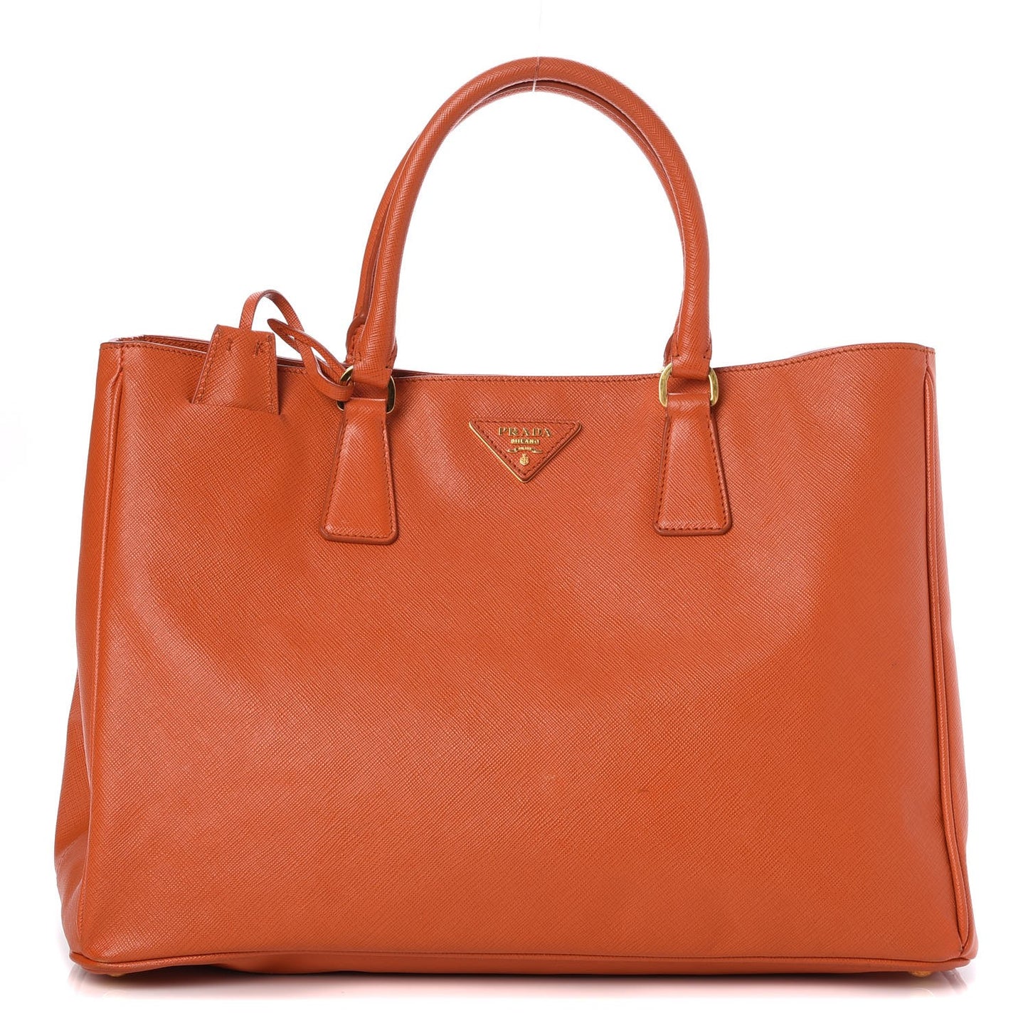 Saffiano Lux Large Tote Papaya
