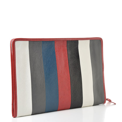 Balenciaga Agneau Arena Multicolore Bazar Pouch Grey White Black Red Blue 3 of 8