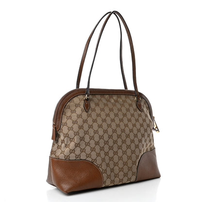 Gucci Monogram Medium Bree Shoulder Bag Beige Tabacco 2 of 5