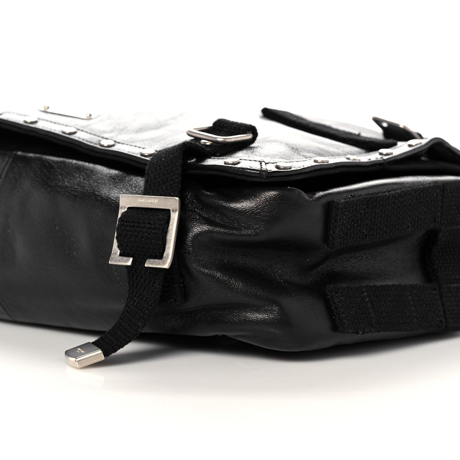 Saint Laurent Lambskin Shoulder Bag Black 8 of 9