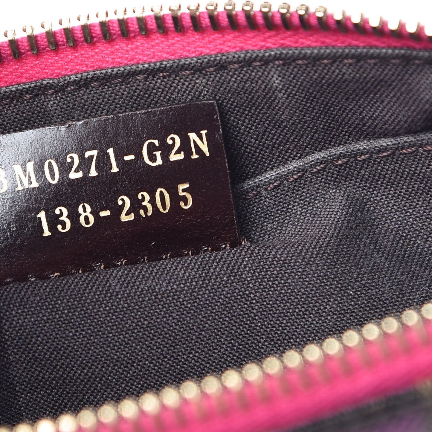 Zucchino Spalmati FF Multicolor Pochette Tobacco Multicolor Fuchsia