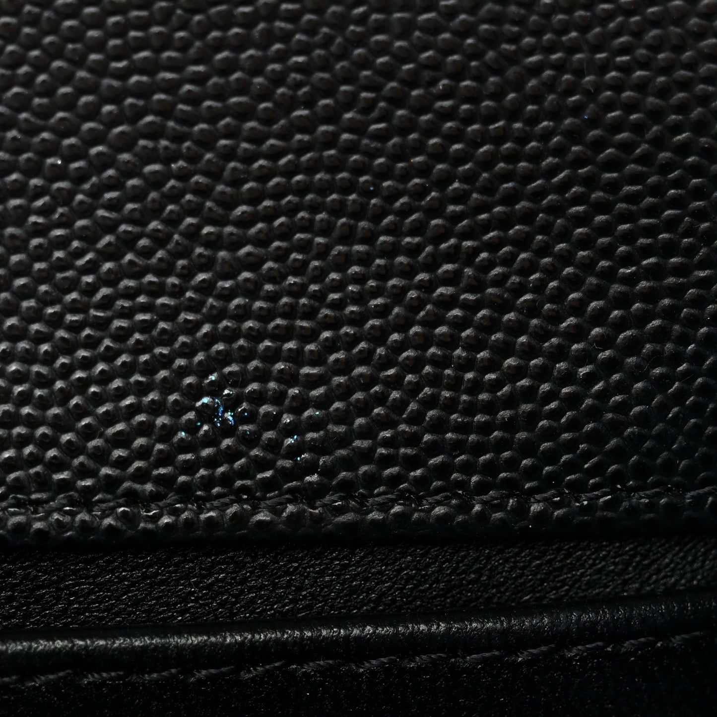 Caviar Quilted Small Boy Flap Black