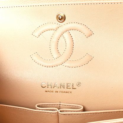 Chanel Caviar Quilted Small Double Flap Beige 6 of 13