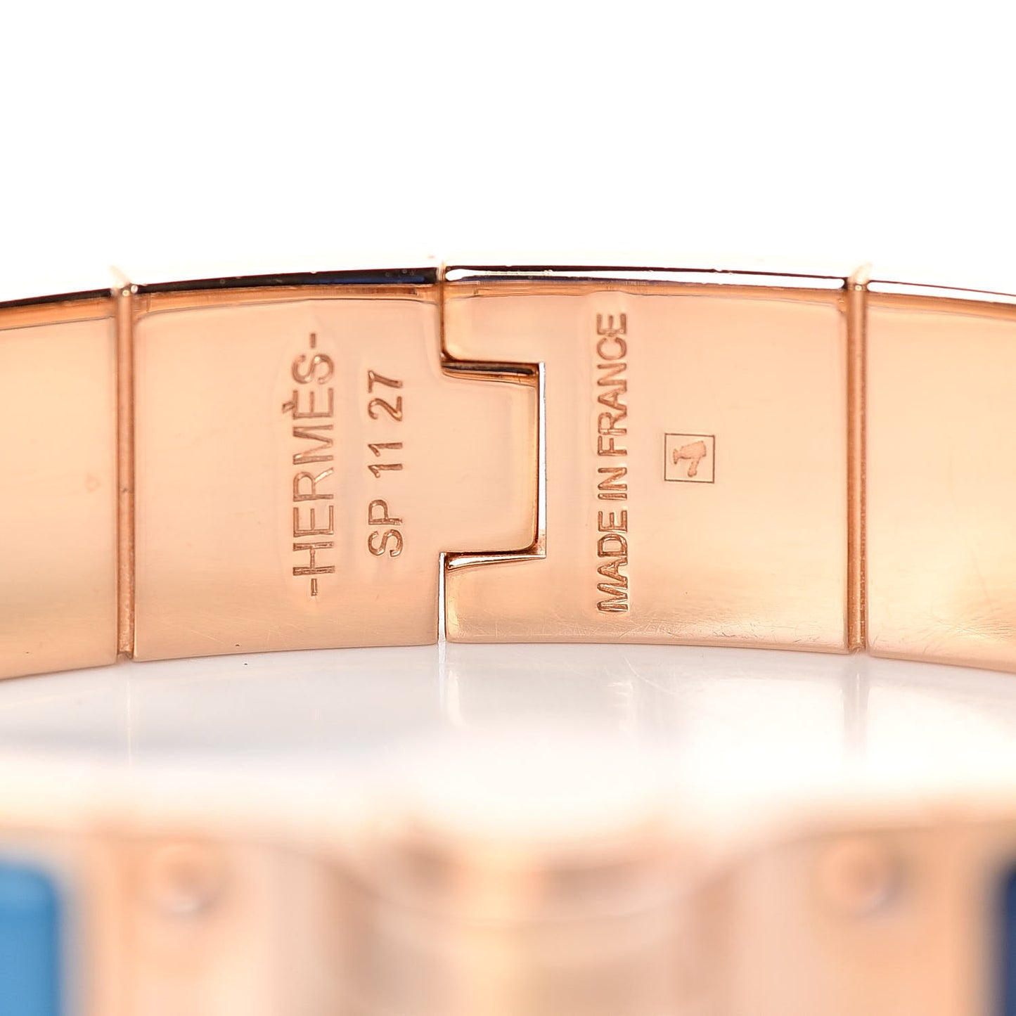 Enamel Printed Narrow Charniere Couvertures Nouvelles Hinged Bracelet S